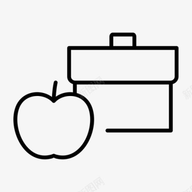 背负苹果送货水果图标图标