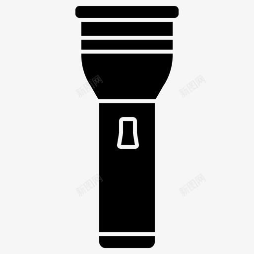手电筒电池亮度图标svg_新图网 https://ixintu.com 2字形 亮度 工具 手电筒 施工 灯泡 电池