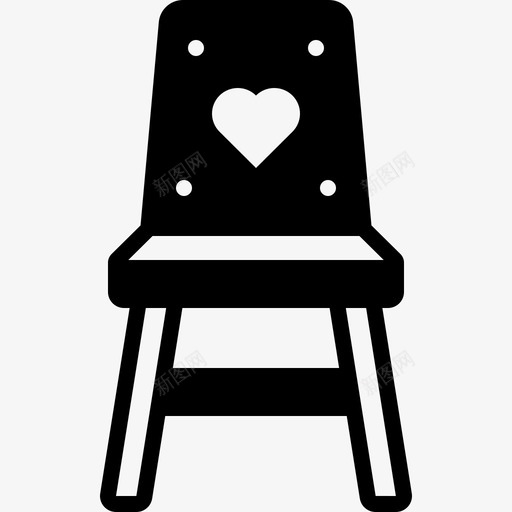 餐椅婴儿椅家具图标svg_新图网 https://ixintu.com 婴儿椅 家具 餐厅 餐椅
