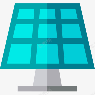 太阳能电池板生态171平板图标图标