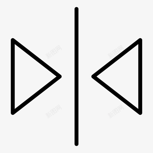 反射镜像镜像反射图标svg_新图网 https://ixintu.com 反射 编辑 镜像