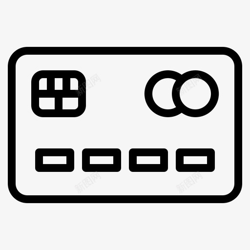 信用卡财务会计1直系图标svg_新图网 https://ixintu.com 信用卡 直系 财务会计