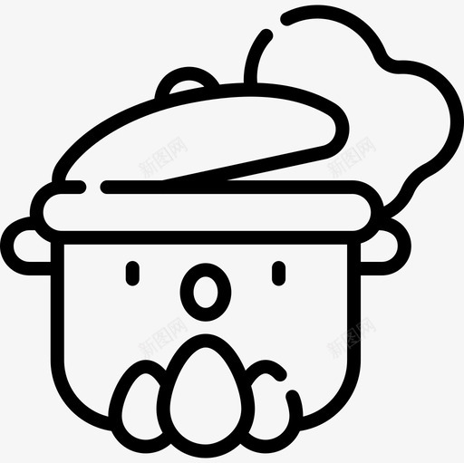 潘森林直线图标svg_新图网 https://ixintu.com 森林 潘 直线