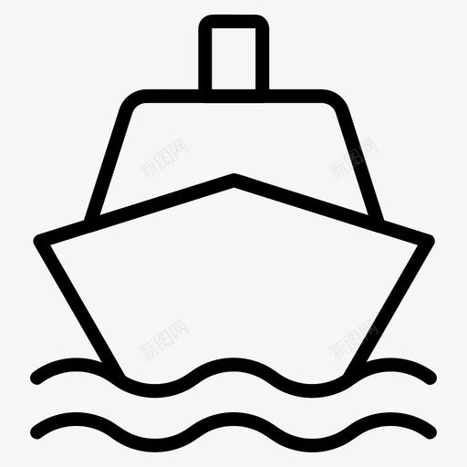 船邮轮海运图标svg_新图网 https://ixintu.com 旅游 旅行 海运 运输 邮轮