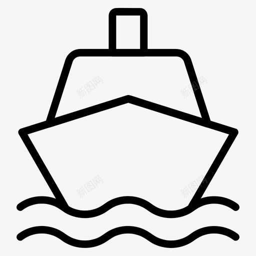 船邮轮海运图标svg_新图网 https://ixintu.com 旅游 旅行 海运 运输 邮轮