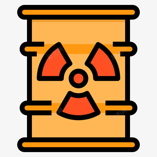放射性化学35线性颜色图标svg_新图网 https://ixintu.com 化学 放射性 线性 颜色