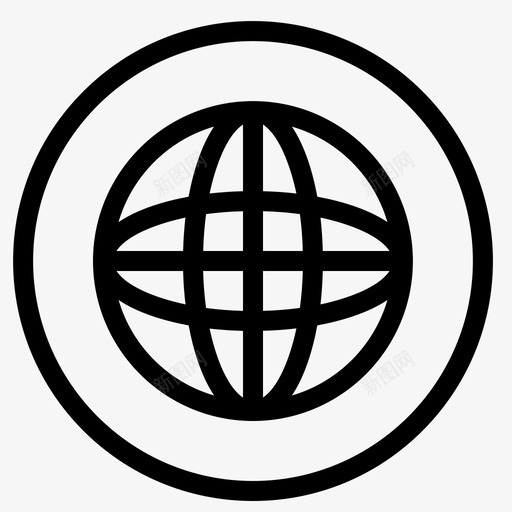 中心沟通全球图标svg_新图网 https://ixintu.com 中心 全球 帮助 支持 沟通