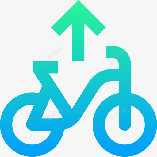 自行车道公共交通8坡度图标svg_新图网 https://ixintu.com 交通 公共 坡度 自行车 行车道