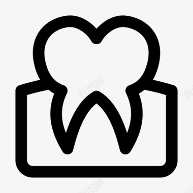 牙龈牙科药物图标图标
