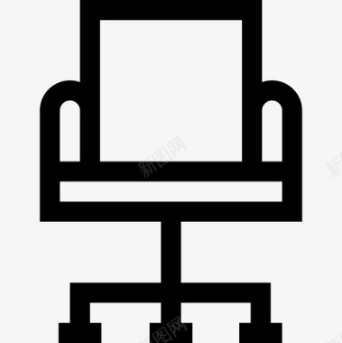 椅子164办公室直线图标图标