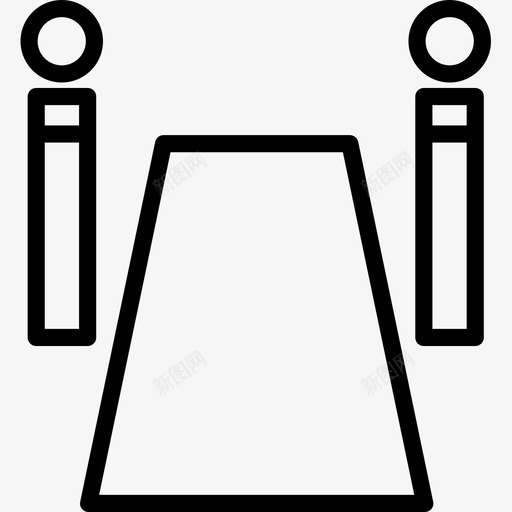 红地毯45电影院直线型图标svg_新图网 https://ixintu.com 地毯 电影院 直线 线型