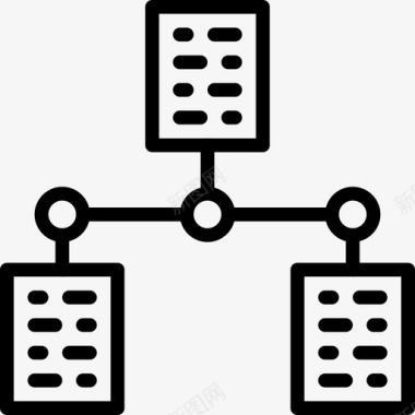 局域网技术94线性图标图标