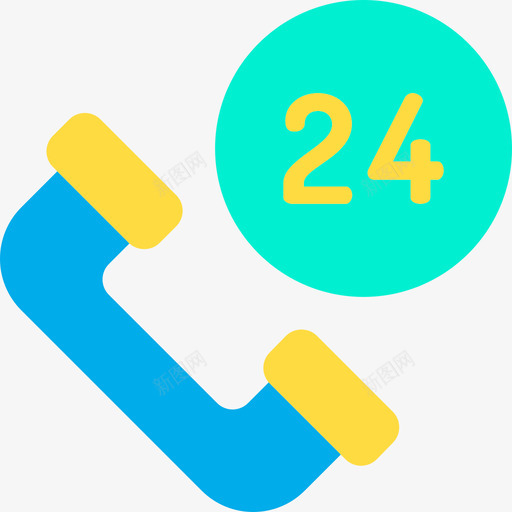 24小时联系17平图标svg_新图网 https://ixintu.com 24小时 联系