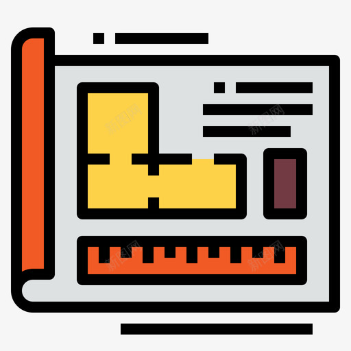 规划施工112线颜色图标svg_新图网 https://ixintu.com 施工 规划 颜色