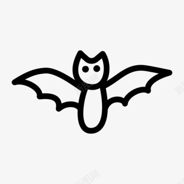 蝙蝠可爱抽图标图标