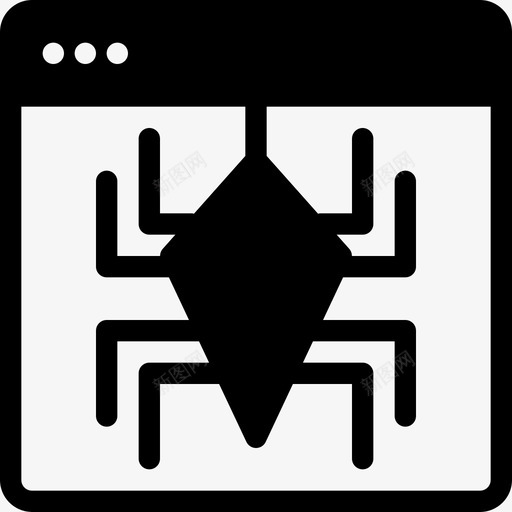 CrawlerbotSEO图标svg_新图网 https://ixintu.com Crawler SEO Web and bot website