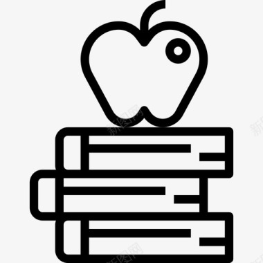 苹果现代教育1直系图标图标