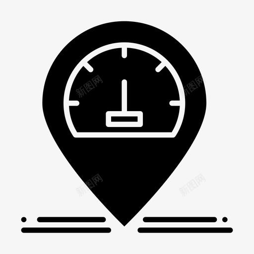 位置速度表快速位置图标svg_新图网 https://ixintu.com 位置 位置速度表 办公室标志符号 快速