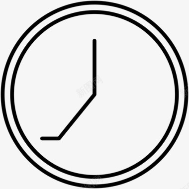 时间时钟基本组件2倍行图标图标