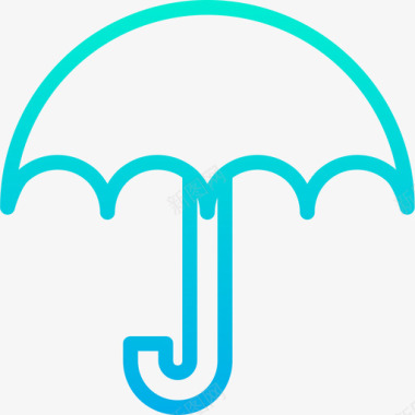 雨伞保险27坡度图标图标