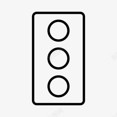 红绿灯汽车道路规则图标图标