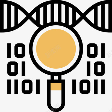 遗传学生物化学10黄影图标图标