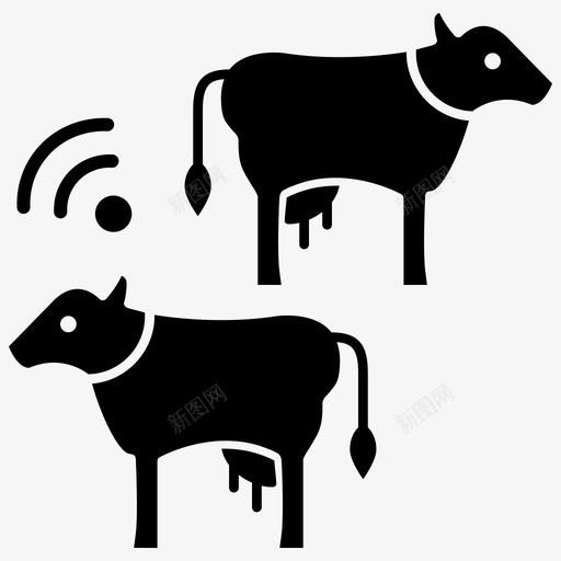 动物农场奶牛家畜图标svg_新图网 https://ixintu.com 农场 动物 填充 奶牛 家畜 智能 牛奶