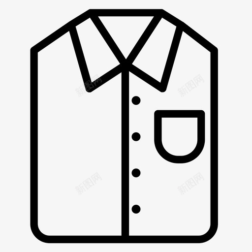 衬衫衣服裤子图标svg_新图网 https://ixintu.com t恤 洗衣房和衣服图标集 衣服 衬衫 裤子