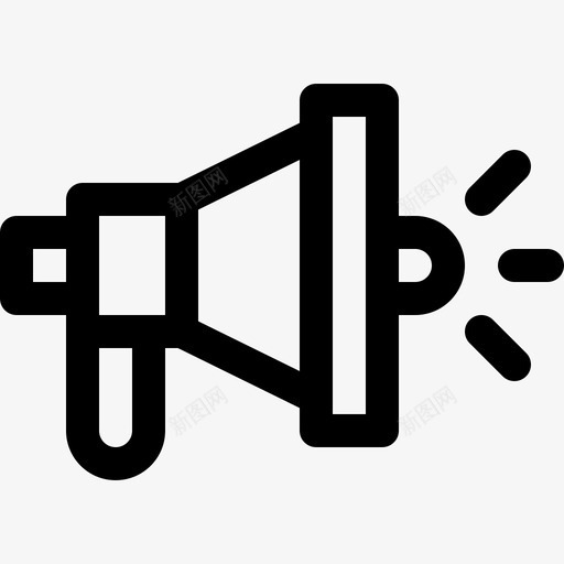 扩音器人力资源66直拨图标svg_新图网 https://ixintu.com 人力资源 扩音器 直拨