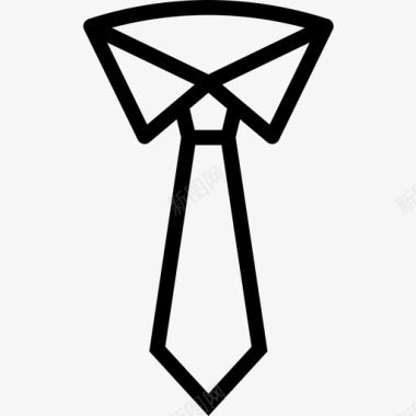 领带服装与时尚4直线型图标图标