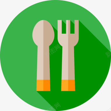 亚洲餐厅10餐具图标图标