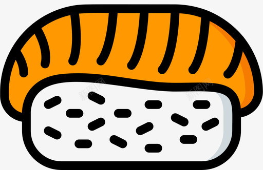 寿司东方食品2原色图标图标
