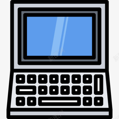 电脑旧设备2彩色图标图标