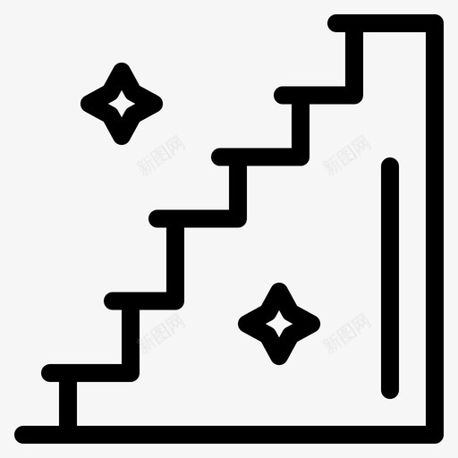 地板舞台楼梯图标svg_新图网 https://ixintu.com 地板 室内 楼梯 舞台