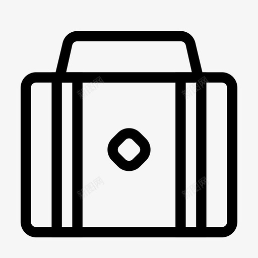 钱箱会计公文包图标svg_新图网 https://ixintu.com 会计 公文包 商务 钱箱 银行