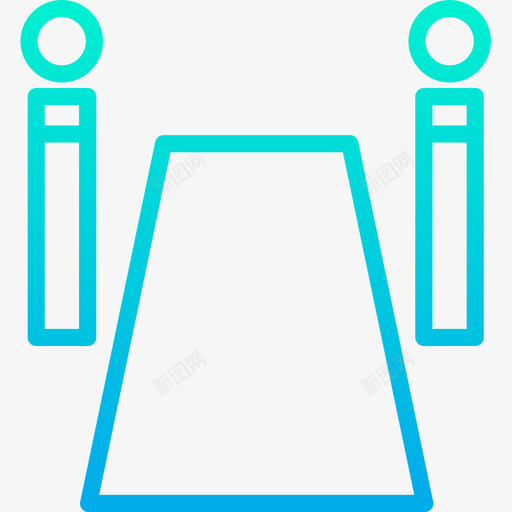 红地毯43电影院渐变图标svg_新图网 https://ixintu.com 地毯 渐变 电影院