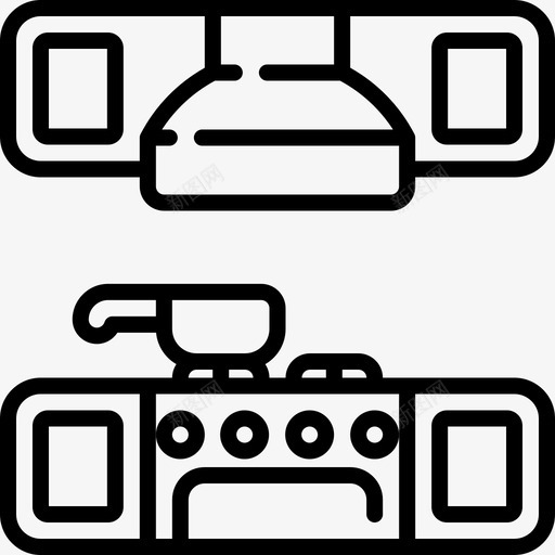 厨房烹饪95线性图标svg_新图网 https://ixintu.com 厨房 烹饪95 线性