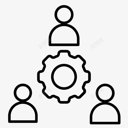 设置业务教育图标svg_新图网 https://ixintu.com 业务 团队 教育 概要 设置