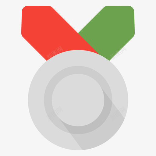 奖牌svg_新图网 https://ixintu.com 奖牌 填充 扁平 多色 简约 精美 商务 圆润