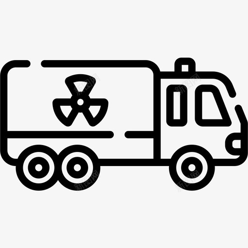 卡车核8直线型图标svg_新图网 https://ixintu.com 卡车 直线 线型