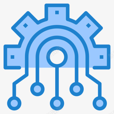 网络工程91蓝色图标图标