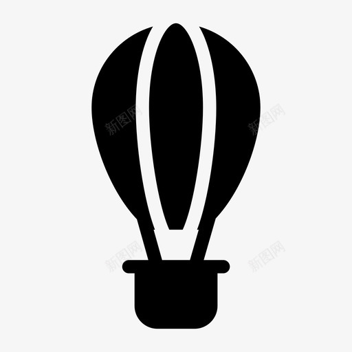 热气球冒险气球图标svg_新图网 https://ixintu.com 冒险 图标 字形 气球 热气球 航空运输 运输 降落伞