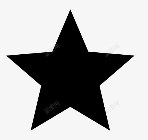 五角星svg_新图网 https://ixintu.com 五角星 填充