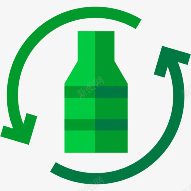 回收玻璃生态171平板图标图标