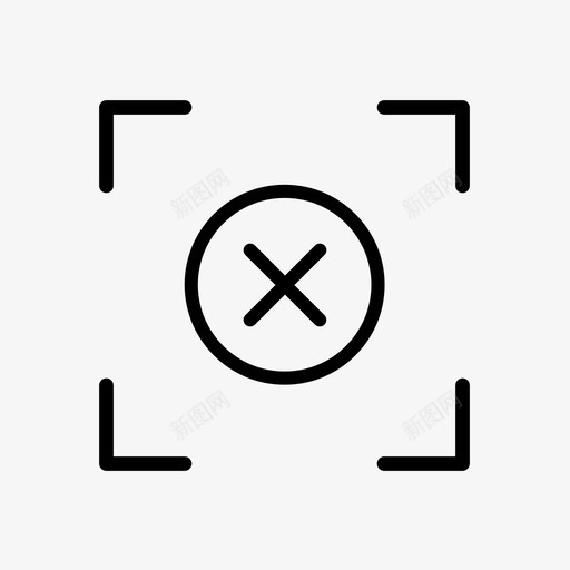 人脸-不通过svg_新图网 https://ixintu.com 人脸-不通过