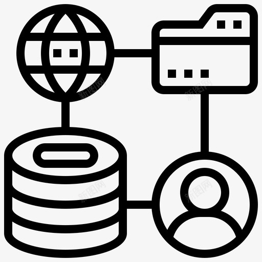 复杂性数据框架图标svg_新图网 https://ixintu.com bigdataline1 复杂性 数据 框架 系统 转换