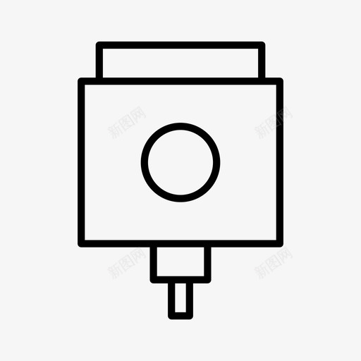 电缆连接器magsafe图标svg_新图网 https://ixintu.com magsafe 插头 电缆 连接器