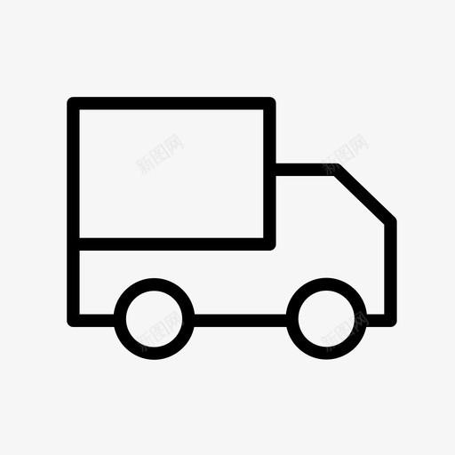 货车送货物流图标svg_新图网 https://ixintu.com 旅行 物流 货车 运输 送货