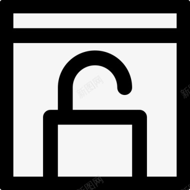 浏览器解锁网页图标图标