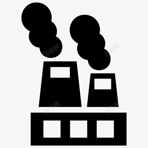 污染空气保护图标svg_新图网 https://ixintu.com 保护 垃圾 污染 环境 空气 自然